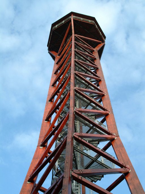 Teltschikturm von unten